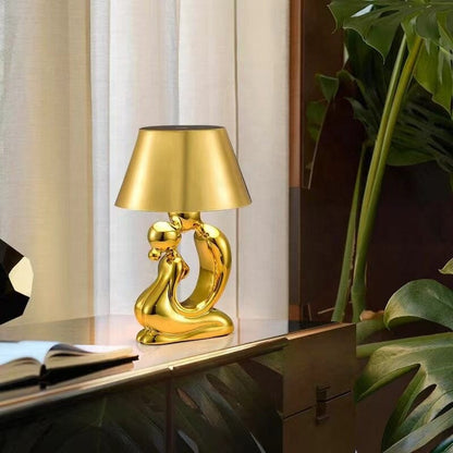Elegant Decorative Love Lamp With Gold Or Chrome Finish Gold NALANI