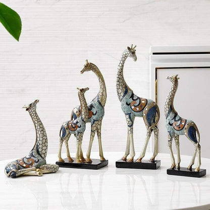 Elegant Giraffe Sculpture for Modern Home and Office Decor NALANI