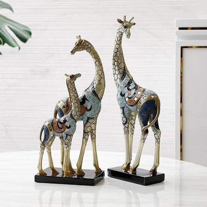 Elegant Giraffe Sculpture for Modern Home and Office Decor NALANI