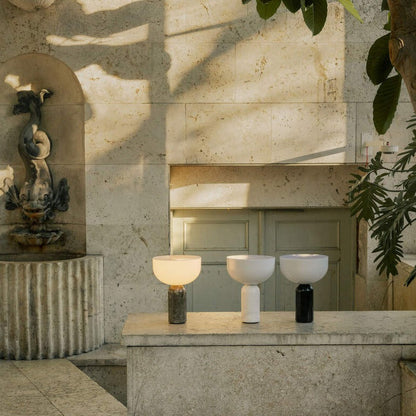 Elegant Marble Lamp With Refined Marble Base Lighting NALANI