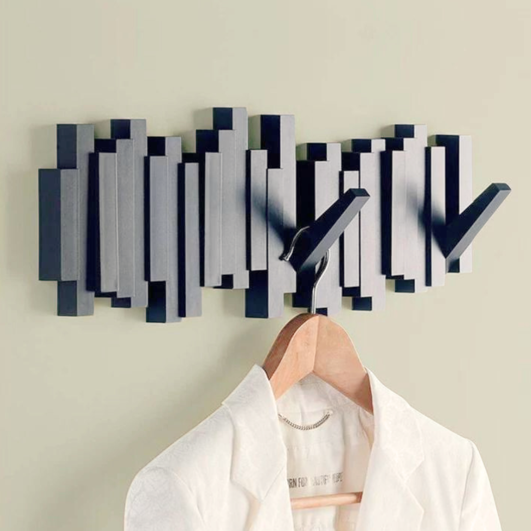 Elegant Piano Wall Coat Rack for Stylish Space Organization NaLani