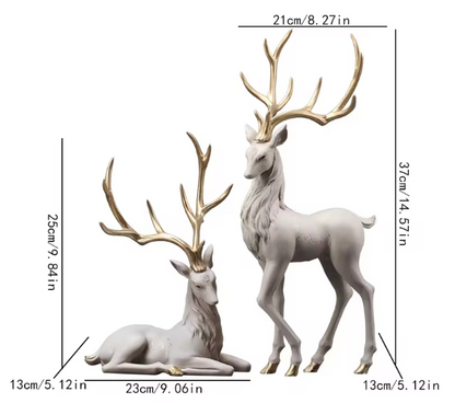 Elegant Reindeer Sculpture for Home Décor NaLani