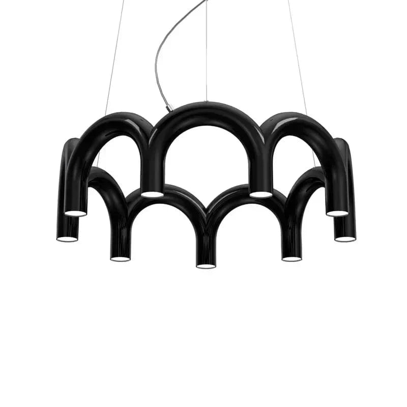 Elegant Round Chandelier for Modern Interiors with Minimalist Design NALANI