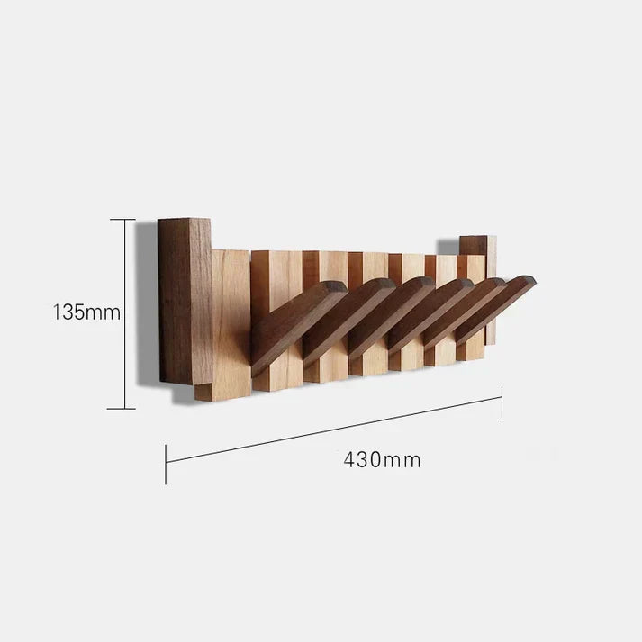 Elegant Wooden Piano Style Coat Rack for Stylish Entryway NaLani
