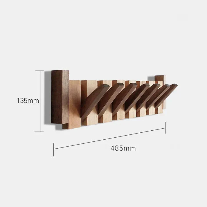 Elegant Wooden Piano Style Coat Rack for Stylish Entryway NaLani