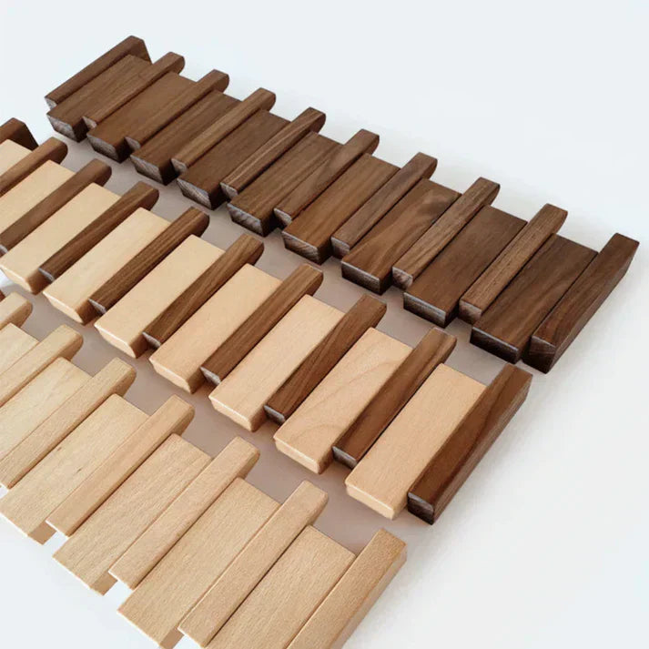 Elegant Wooden Piano Style Coat Rack for Stylish Entryway NaLani