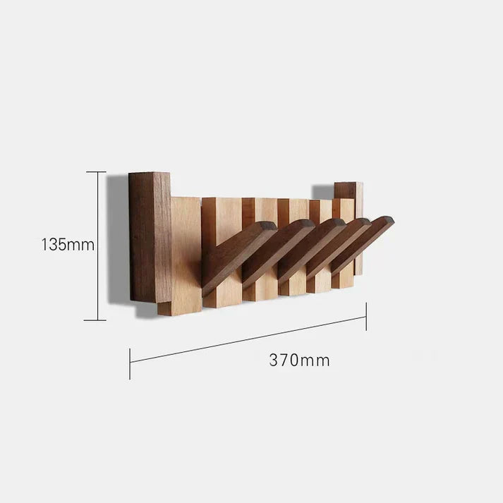 Elegant Wooden Piano Style Coat Rack for Stylish Entryway NaLani