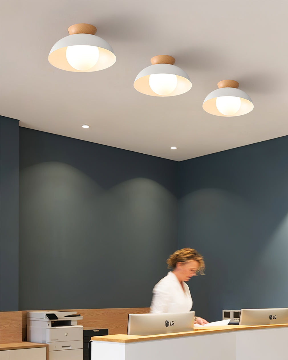 Energy Efficient Ceiling Lamp With Warm Ambient Light NALANI