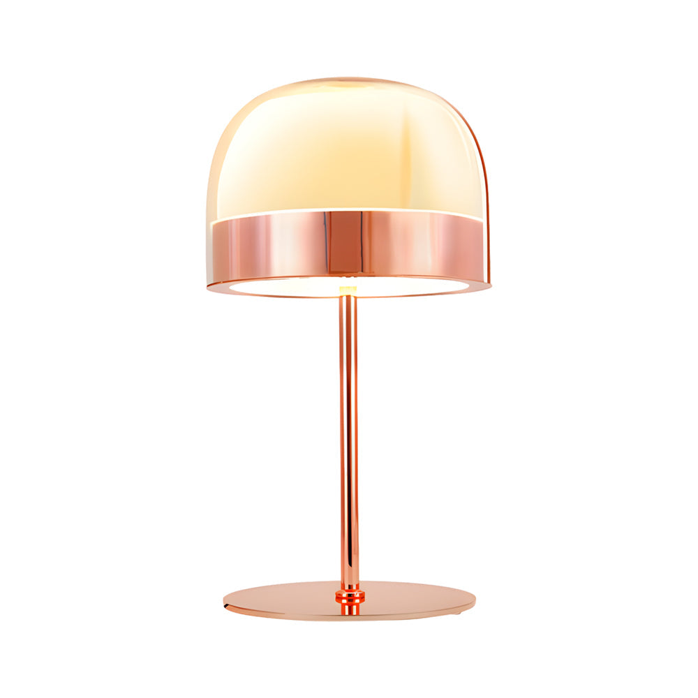 Equatore Glass Table Lamp with Two-Layer Night Light Design NALANI