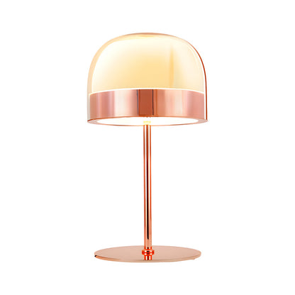 Equatore Glass Table Lamp with Two-Layer Night Light Design NALANI