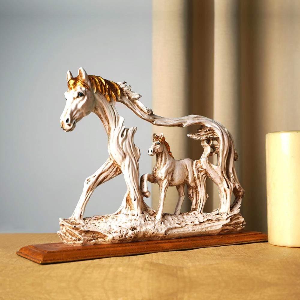 Feng Shui Galloping Horse Showpiece for Success and Decor NaLani
