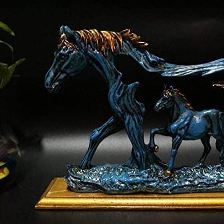 Feng Shui Galloping Horse Showpiece for Success and Decor NaLani