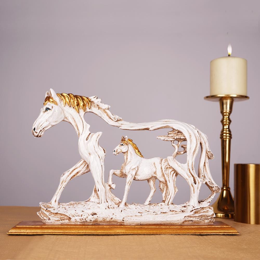 Feng Shui Galloping Horse Showpiece for Success and Decor NaLani