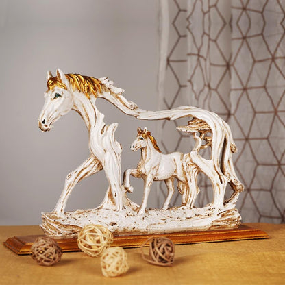 Feng Shui Galloping Horse Showpiece for Success and Decor NaLani