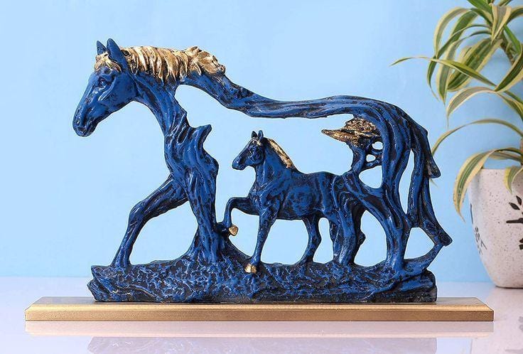 Feng Shui Galloping Horse Showpiece for Success and Decor NaLani
