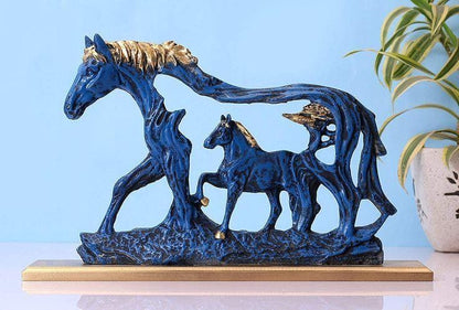 Feng Shui Galloping Horse Showpiece for Success and Decor NaLani