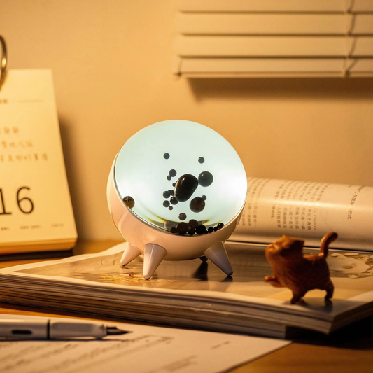 Ferrofluid Sound Reactive Display With Captivating Visual Effects White NaLani