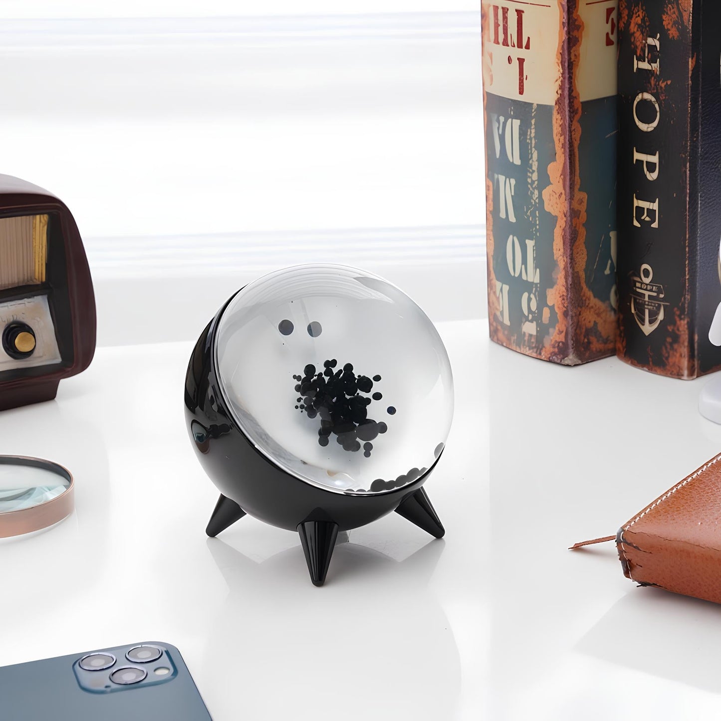 Ferrofluid Sound Reactive Display With Captivating Visual Effects Black NaLani