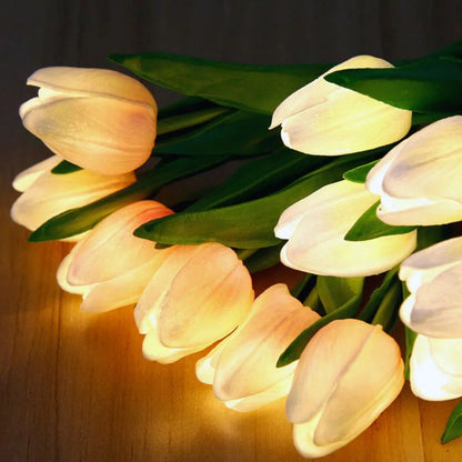 Floral Tulip Night Light for Warm Ambiance and Home Decor NaLani