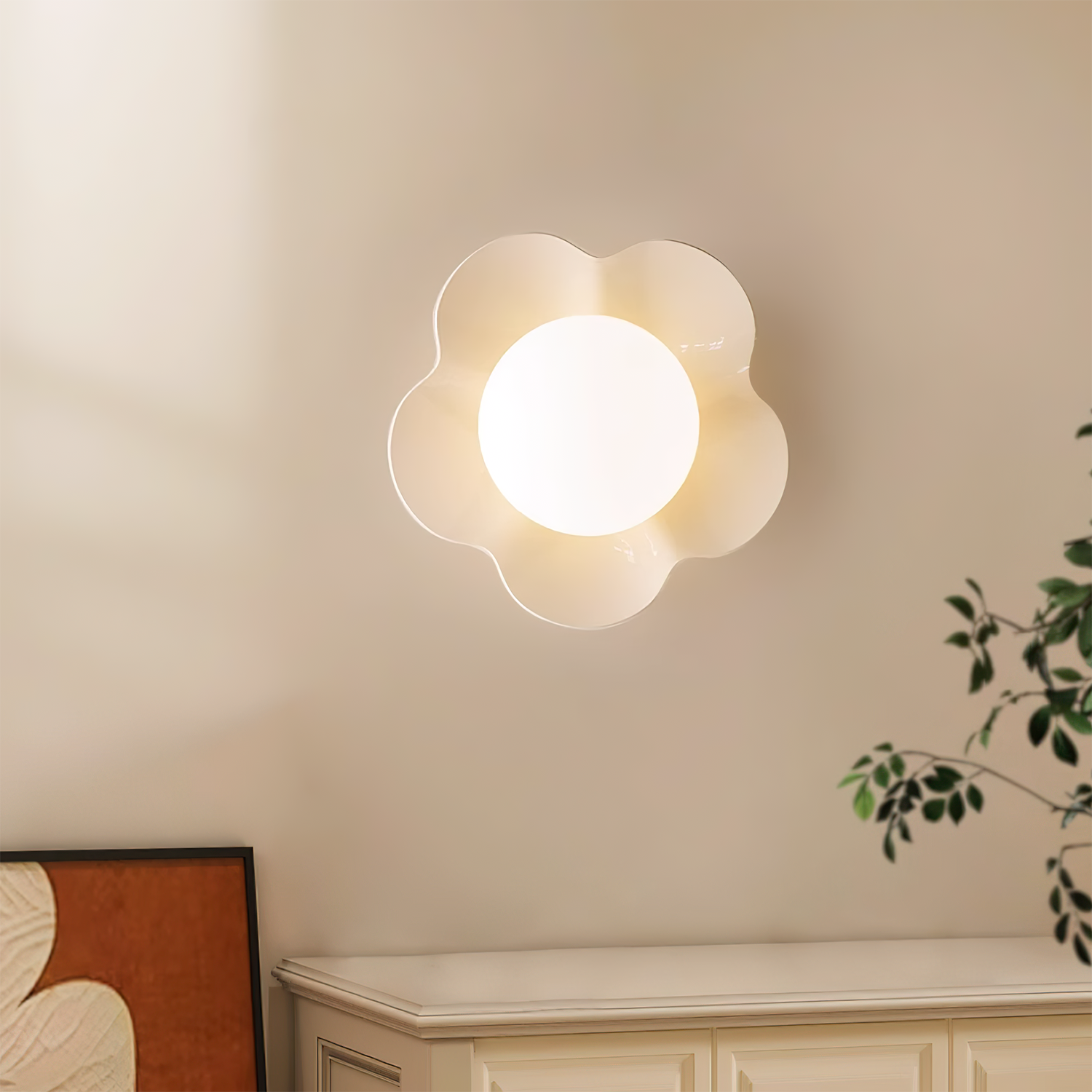 Floral Wall Lamp Decorative Indoor Ambient Light For Home NALANI