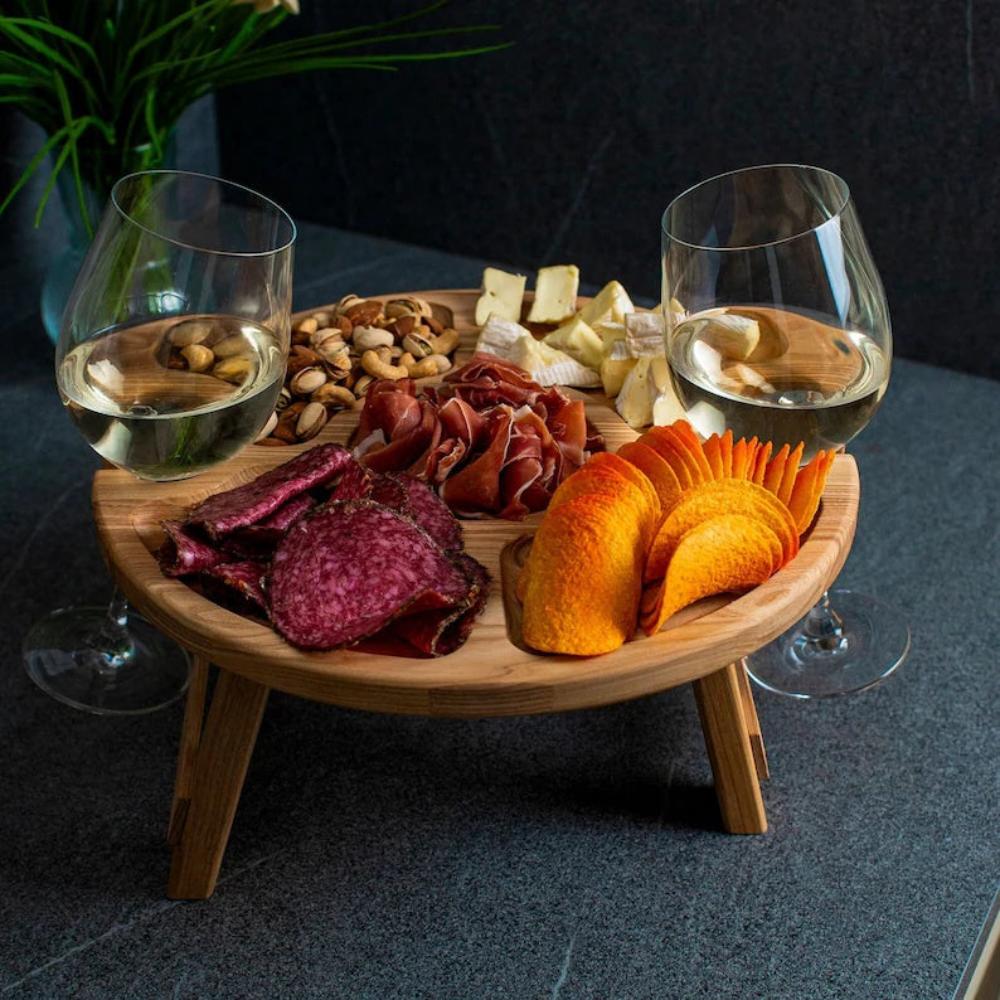 Foldable Wooden Picnic Table Portable For Outdoor Use NALANI