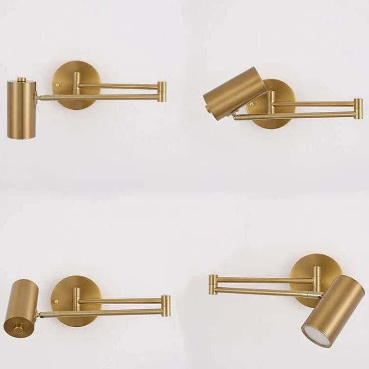 Folding LED Wall Light Telescopic Design Adjustable Bedroom NALANI