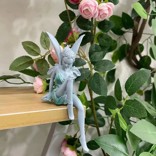 Garden Fairy Sculpture Made of Resin Decorative Outdoor Accent SEREIN