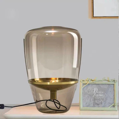 Glass Table Lamp For Living Room Elegant Indoor Lighting NALANI