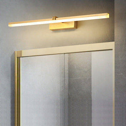 Gold Finish LED Vanity Light Fixture For Modern Bathroom NALANI