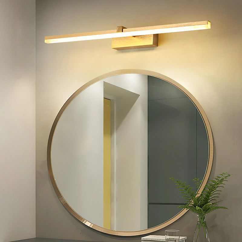 Gold Finish LED Vanity Light Fixture For Modern Bathroom NALANI