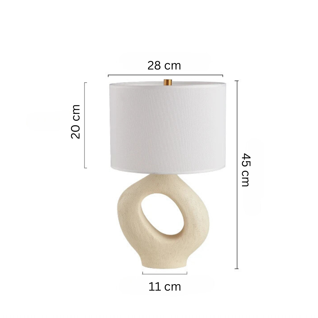 Gold Finish Table Lamp With LED Light Source E27 Warm White A1 NALANI