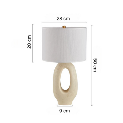 Gold Finish Table Lamp With LED Light Source E27 Warm White C1 NALANI