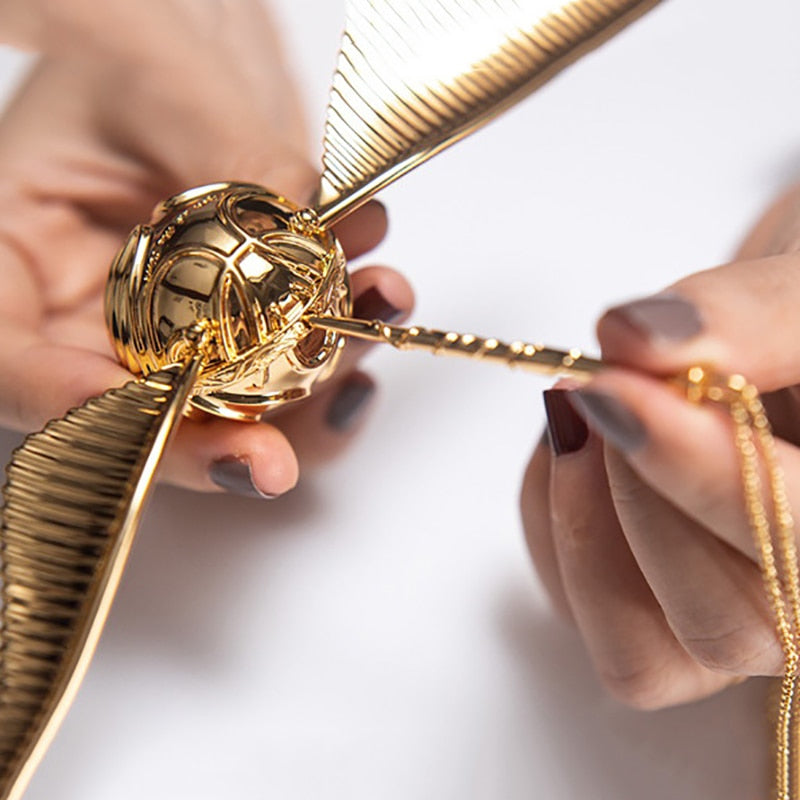 Gold Plated Treasure Ring Box Movable Luxury Jewelry NALANI