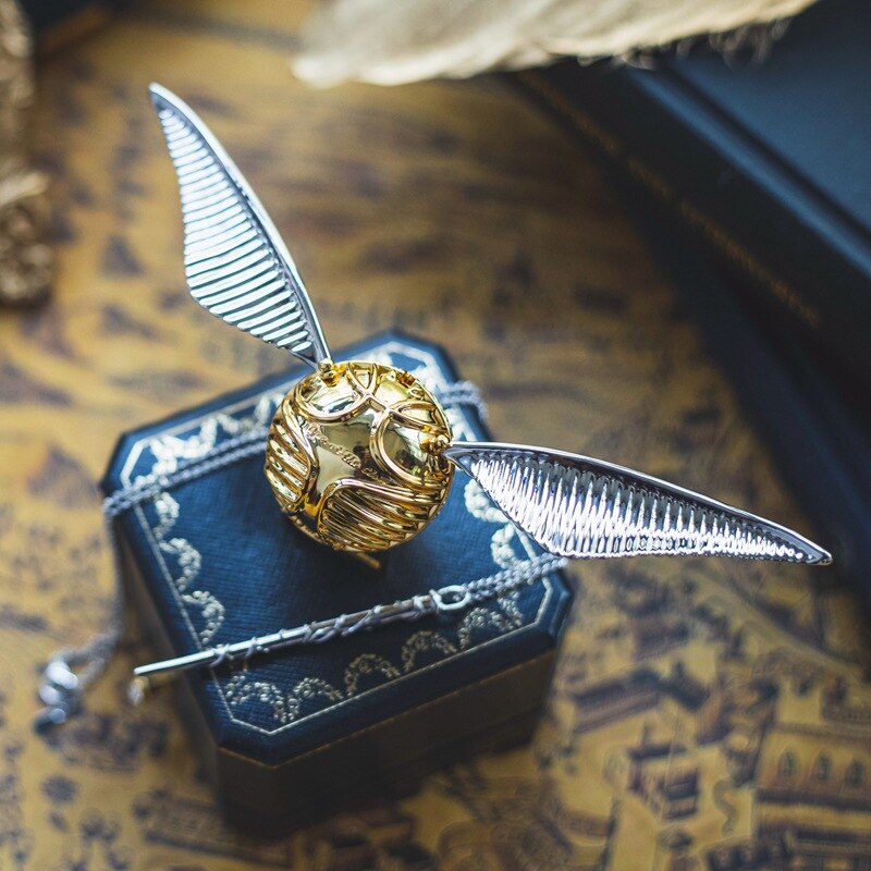 Gold Plated Treasure Ring Box Movable Luxury Jewelry Silver Wing NALANI