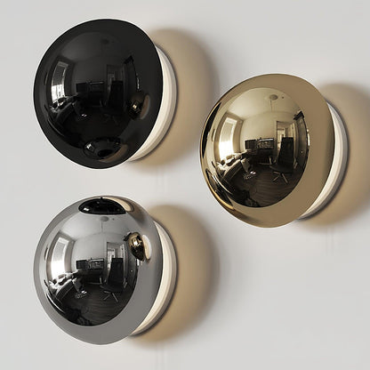 Gold Sphere Wall Sconce Modern Glass Lighting Fixture NALANI