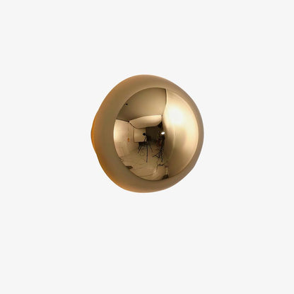 Gold Sphere Wall Sconce Modern Glass Lighting Fixture NALANI