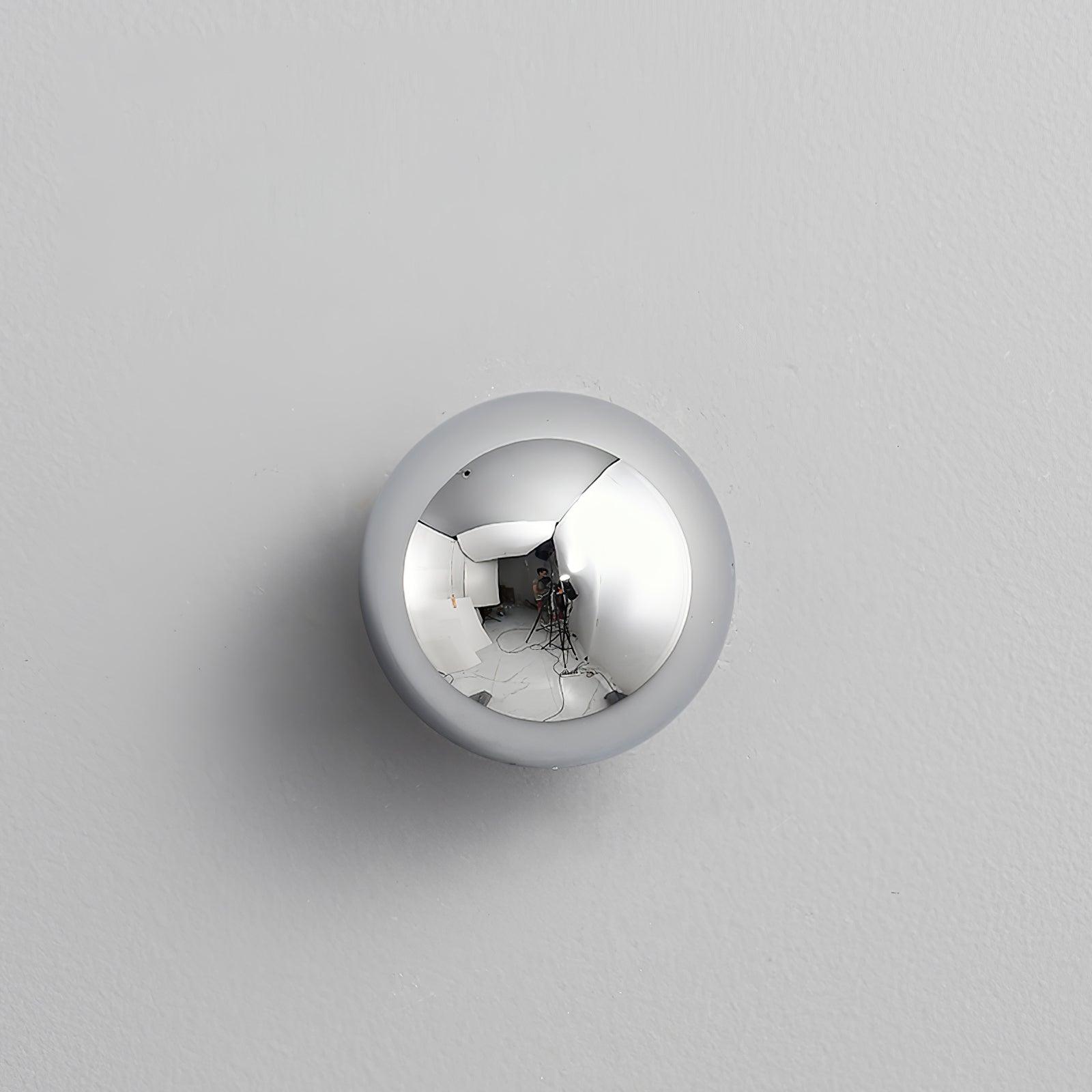 Gold Sphere Wall Sconce Modern Glass Lighting Fixture NALANI