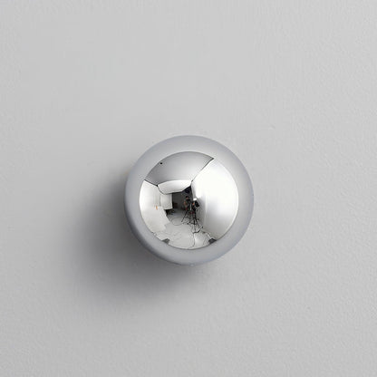 Gold Sphere Wall Sconce Modern Glass Lighting Fixture NALANI