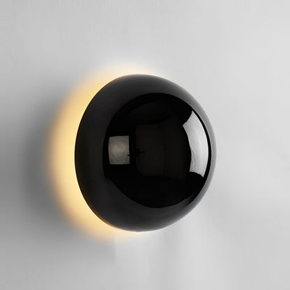 Gold Sphere Wall Sconce Modern Glass Lighting Fixture NALANI