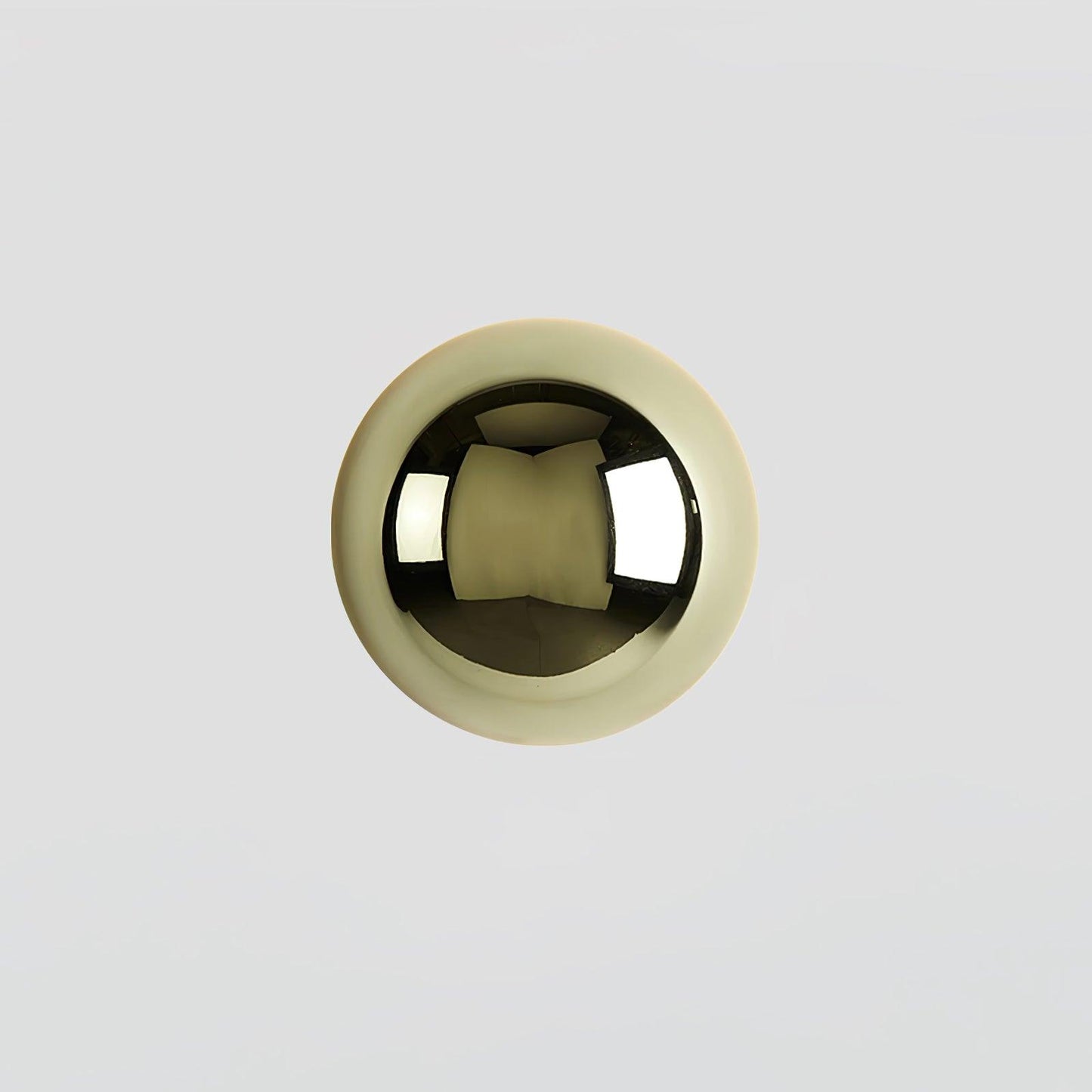 Gold Sphere Wall Sconce Modern Glass Lighting Fixture NALANI