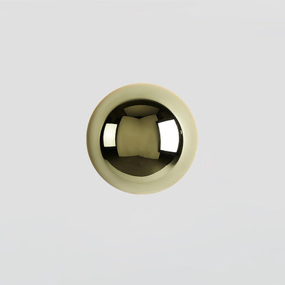 Gold Sphere Wall Sconce Modern Glass Lighting Fixture NALANI