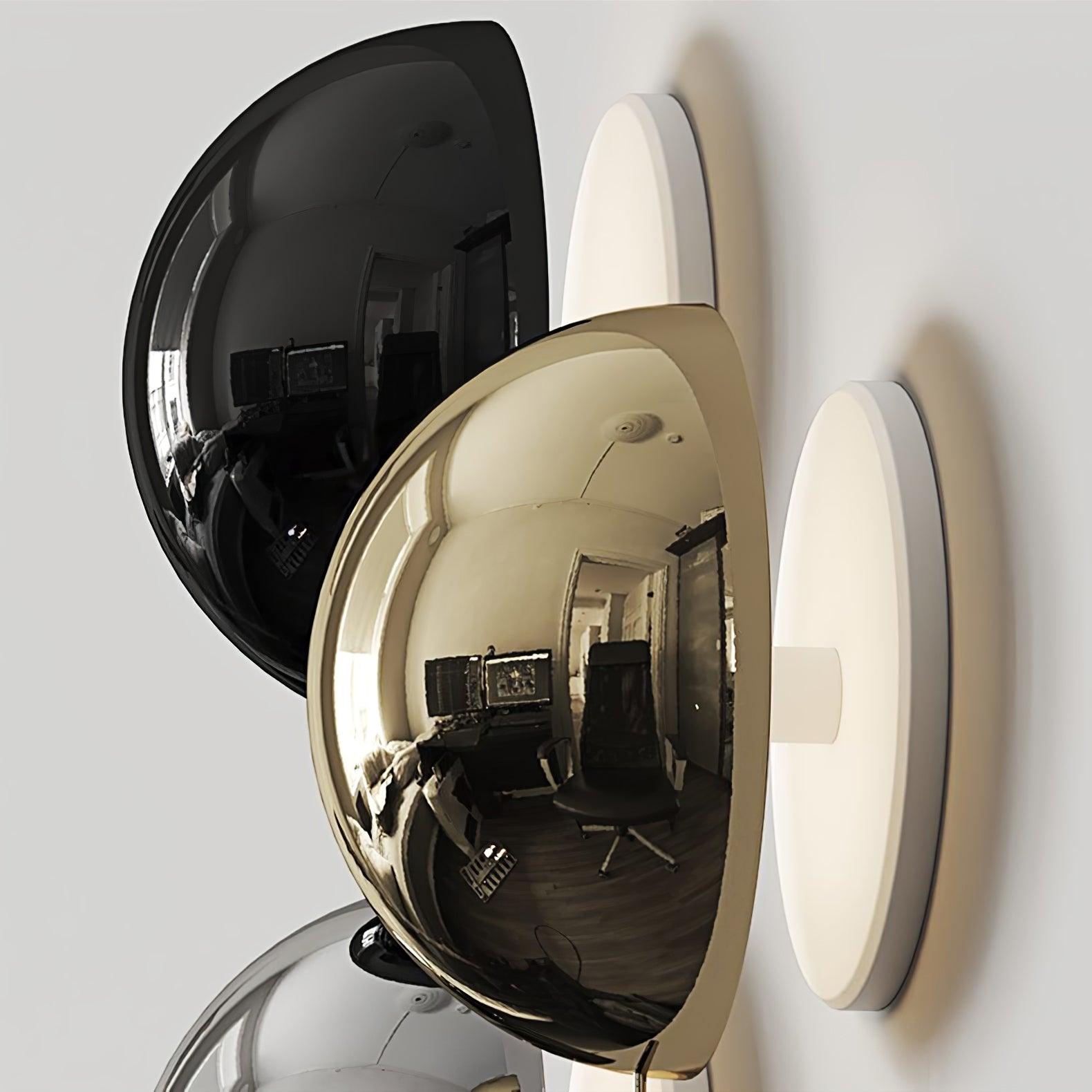 Gold Sphere Wall Sconce Modern Glass Lighting Fixture NALANI