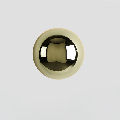 Gold Sphere Wall Sconce Modern Glass Lighting Fixture NALANI