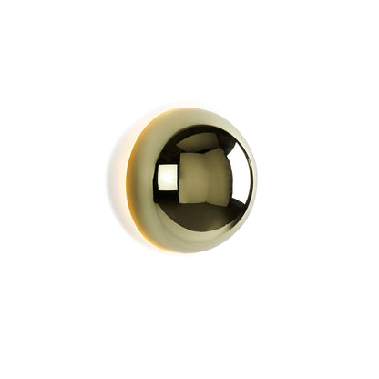 Gold Sphere Wall Sconce Modern Glass Lighting Fixture NALANI