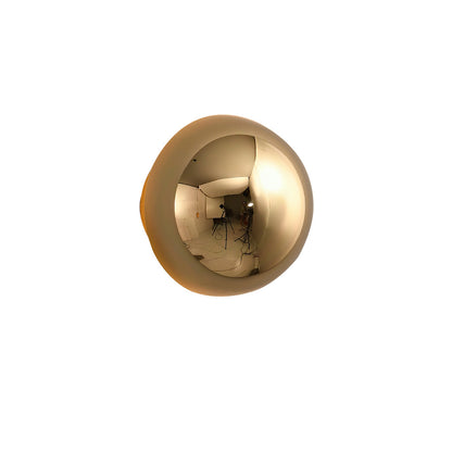 Gold Sphere Wall Sconce Modern Glass Lighting Fixture NALANI