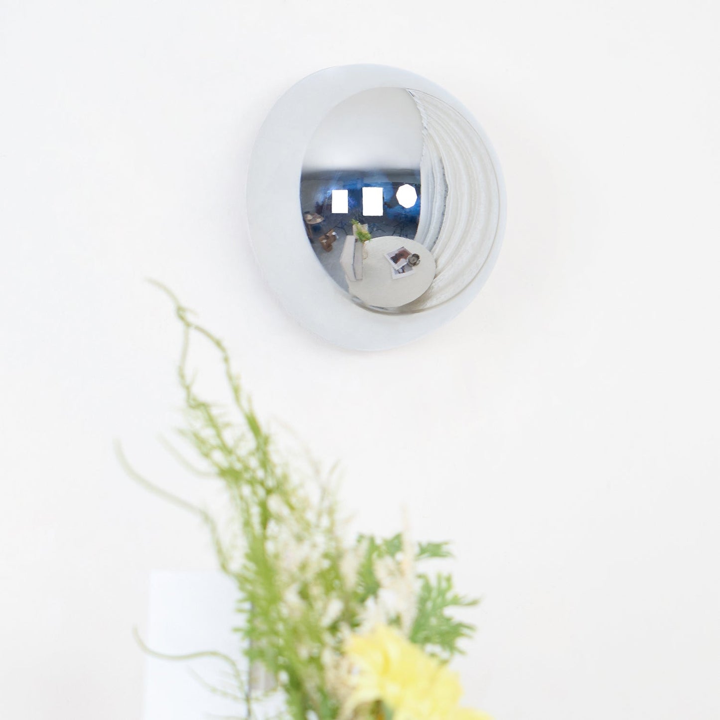 Gold Sphere Wall Sconce Modern Glass Lighting Fixture NALANI