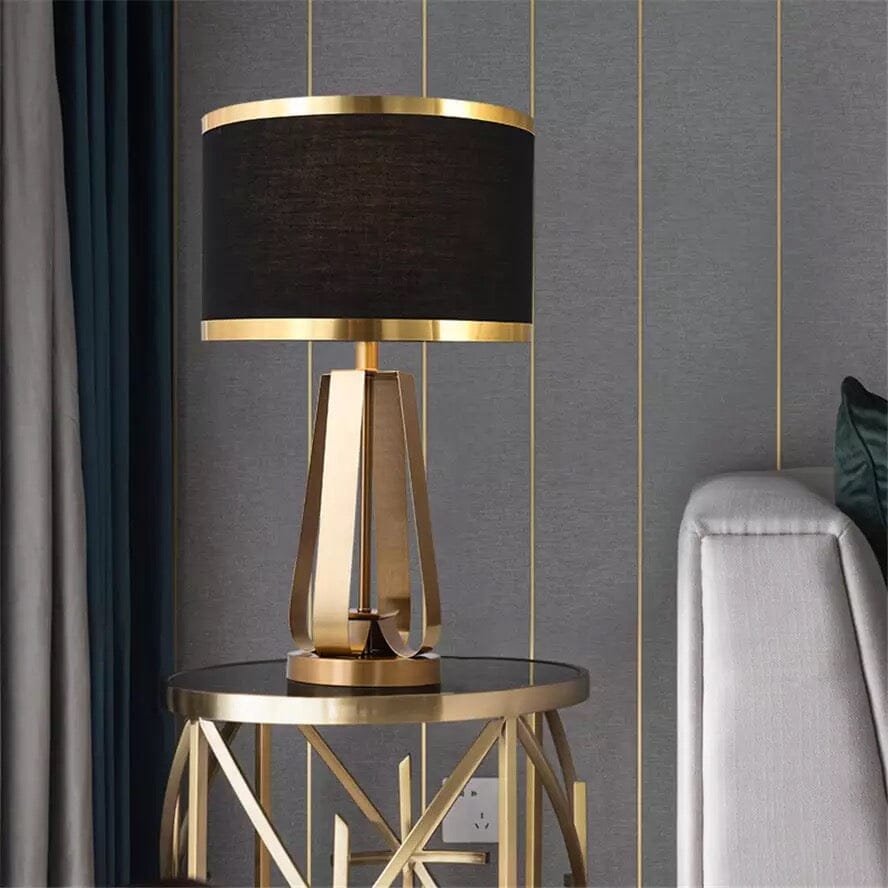 Golden Cone Lamps Minimalist Modern Luxe Lighting Fixture NALANI
