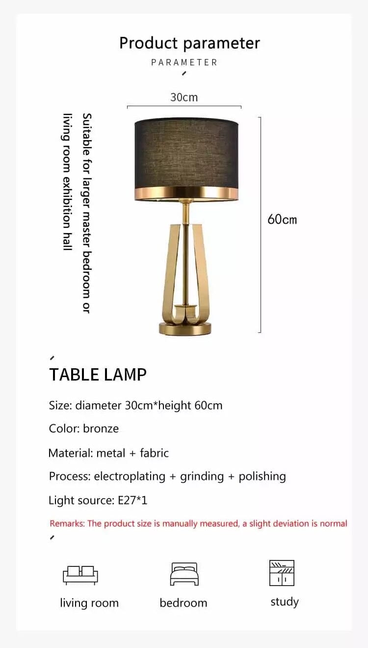 Golden Cone Lamps Minimalist Modern Luxe Lighting Fixture NALANI