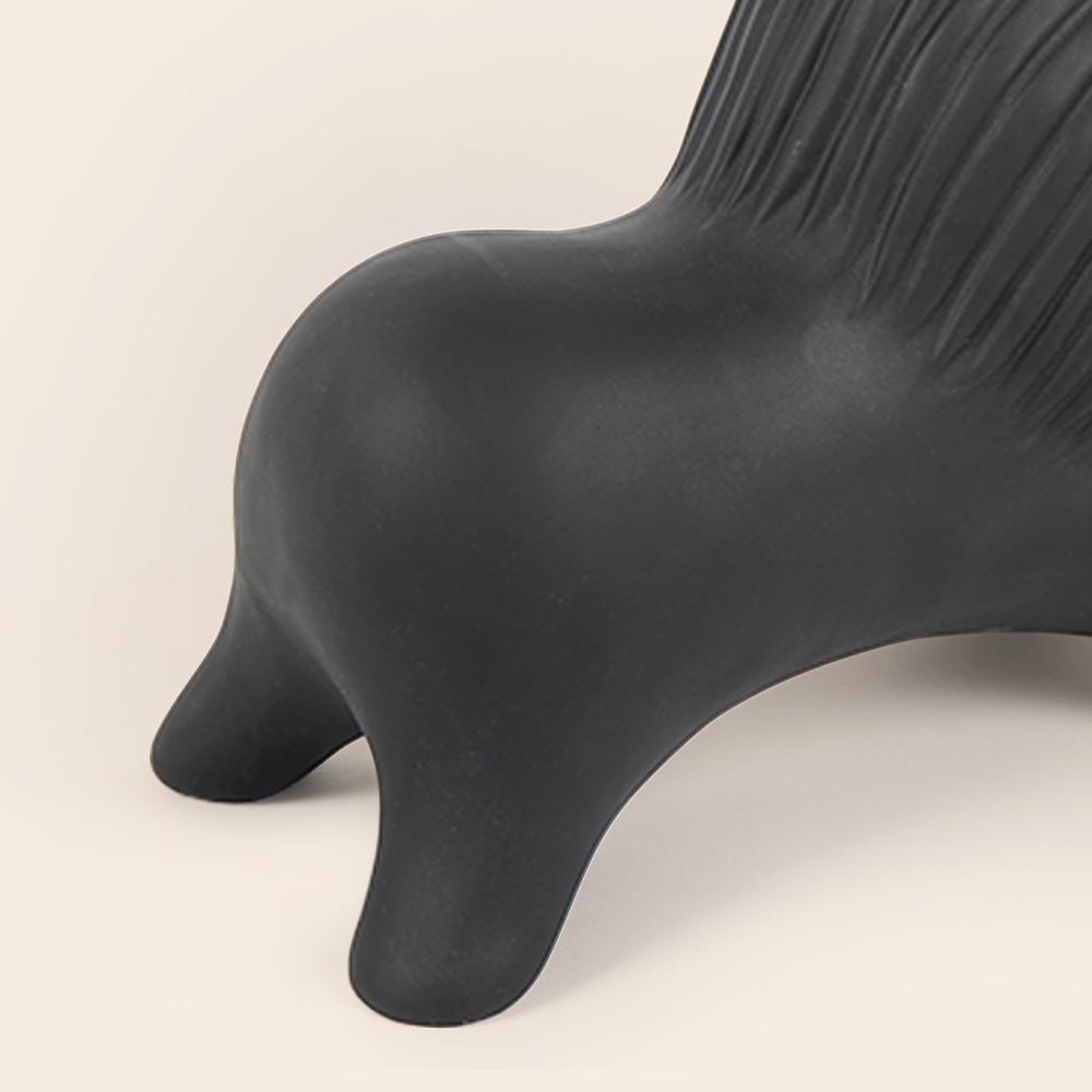 Golden Horned Yak Table Accent for Modern Home Decor NaLani