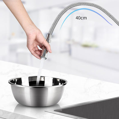 Gooseneck Copper Kitchen Faucet Single Handle Hot Cold NALANI